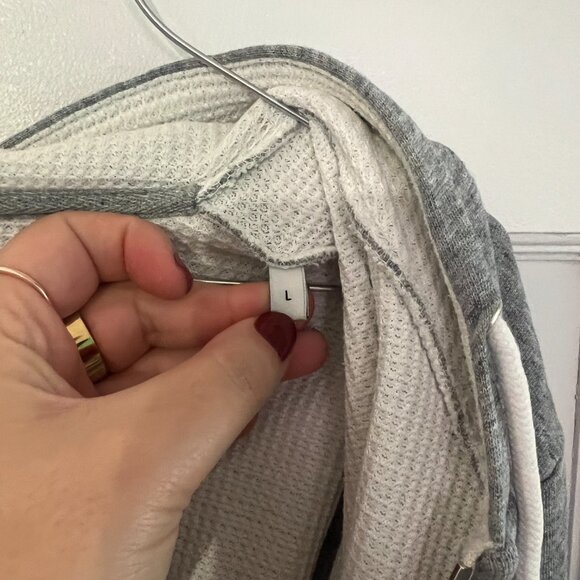 Sandro Gray Zip Up Sweater - Picture 7 of 9